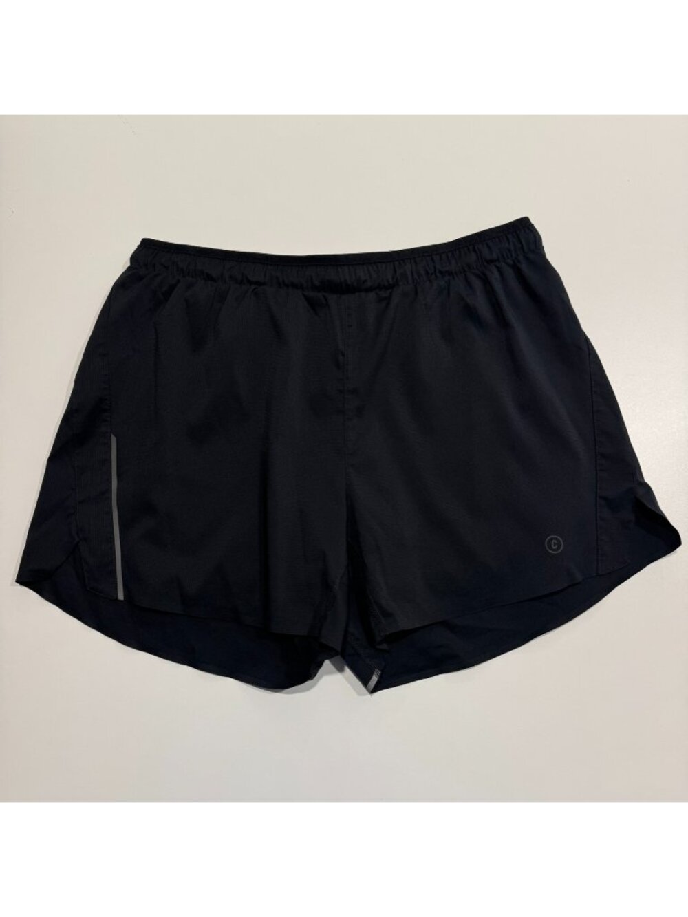 Ciele Athletics Mens DLYShort 5" Long Brief Lined Shorts Black Size L EUC